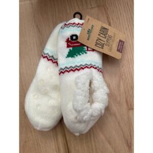 Northeast Outfitters Cozy Cabin Gripper Slippers Youth 10K-4 NWT